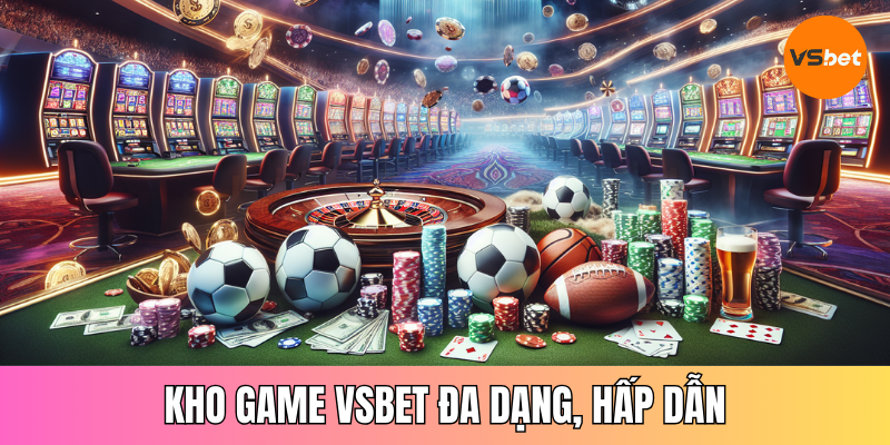 Kho trò chơi tại nhà cái VSBET sẽ làm anh em hài lòng